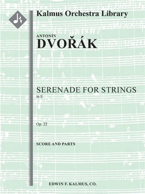 La Serenata para cuerda Op. 16 de Antonín Dvořák: Un canto melancólico que baila entre la dulzura y la nostalgia.